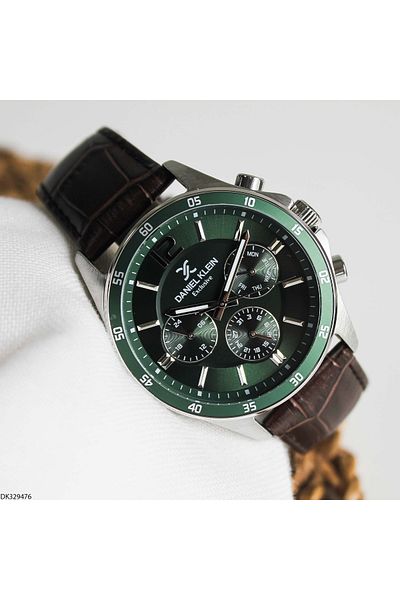Daniel Klein Dk329476 Men's Wrist Watch with Leather Band