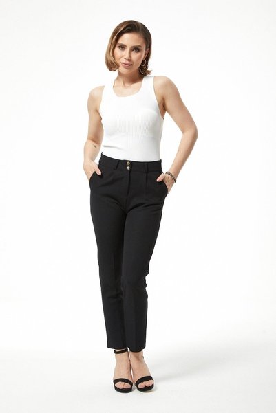 Aslında Look Knitwear Lycra Short Sleeve Bady Blouse T-shirt