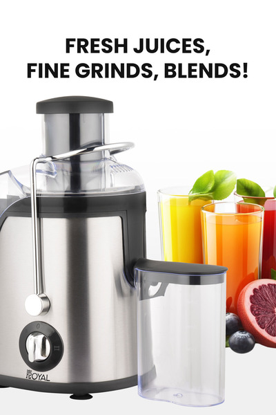 Royal Appliances عصارة فواكه كاملة مع سرعتين - حاوية كبيرة سعة 1.8 لتر، Ra-sj2211