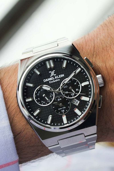 Daniel Klein Dk330441 Men's Wrist Watch with Steel Band