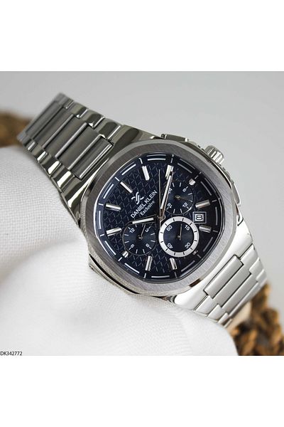 Daniel Klein Dk342772 Men's Wrist Watch with Steel Band
