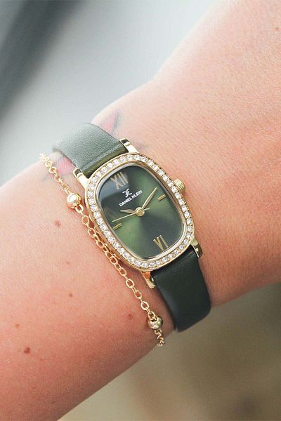 Daniel Klein Dk327342 Women's Wrist Watch with Leather Band