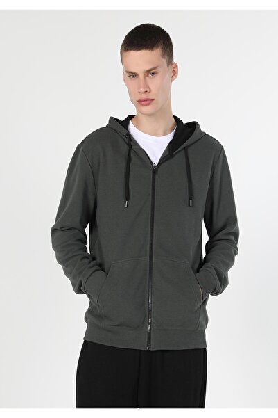 Colin's Regular Fit Erkek Yeşil Sweatshirt
