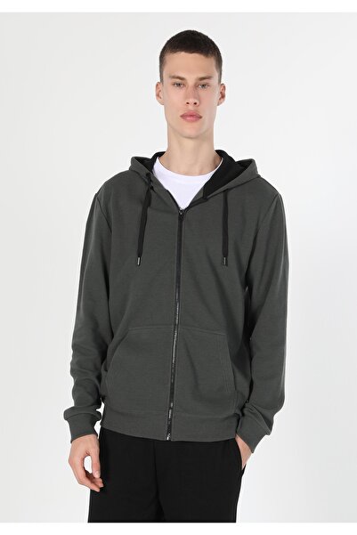 Colin's Regular Fit Erkek Yeşil Sweatshirt