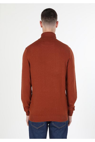 Colin's Оранжев мъжки пуловер Slim Fit - CL1023624