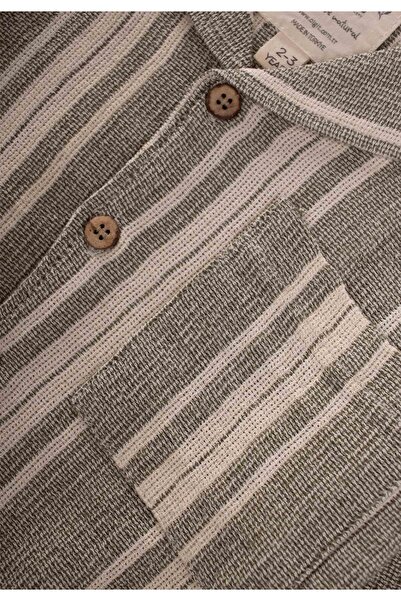 Cigit Hawaii szezonális csíkos ing 2-10 éves zöld csíkos