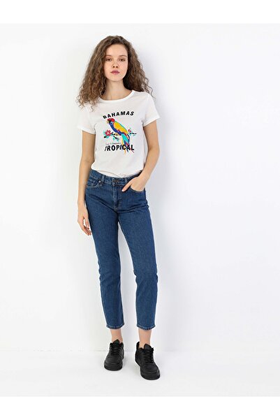 Colin's Slim Fit Orta Bel Daralan Paça Kadın Indigo Jean Pantolon