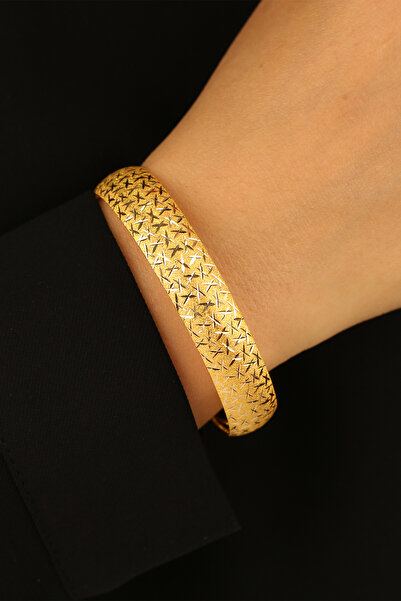 Çgk Çiğdem Gürel Kuyumculuk 15mm Hediyelik Altın Bilezik