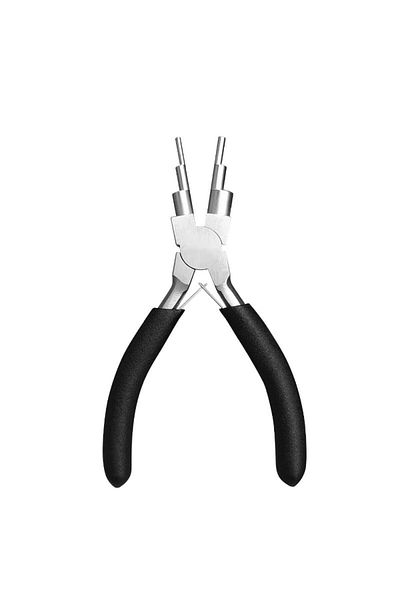 Choice 1pc Black Jewelry Winding Plier Round Nose Six-section Multi-size Wire Looping Forming Pliers For Je
