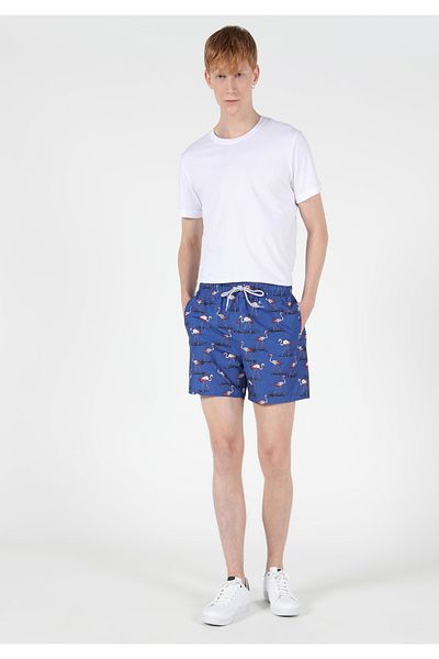 Colin's Мъжки сини бански шорти Slim Fit