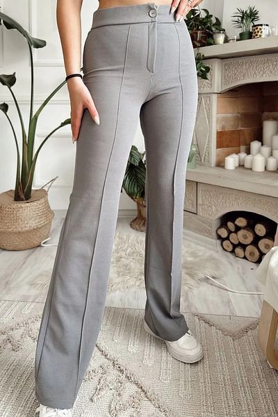 Balenbi High Waist Recovery Women's Palazzo Trousers 1079 - Flared Leg