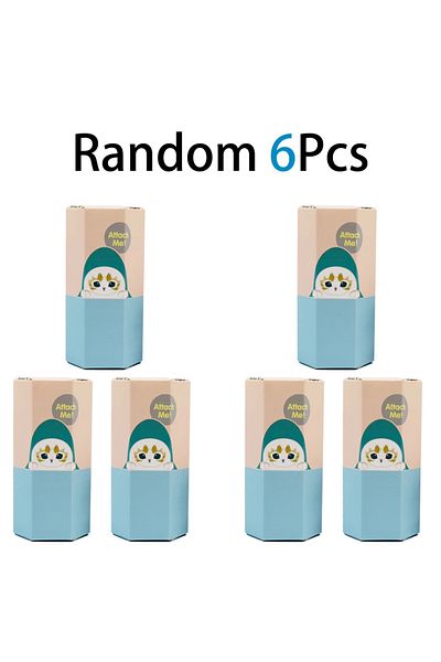 Miniso Ramdon 6 Pcs New Sonny Angel & Mofusand Blind Box Hippers Mini Figure Shark Cat Action Figure Toys F