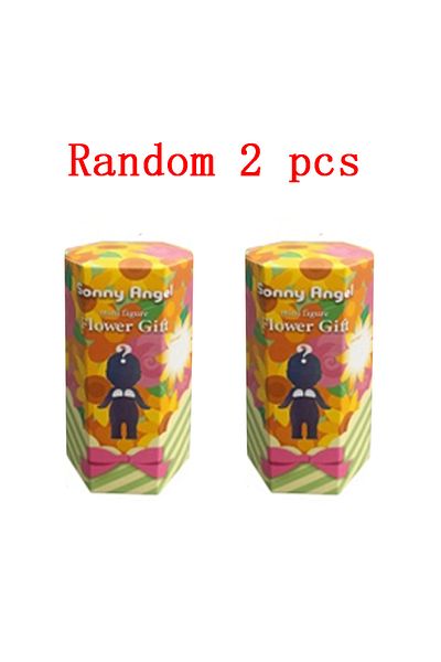 Choice Random 2pcs Anime Sonny Angel Blind Box Flower Series Kids Toys Angel Girls Candy House Series Figur