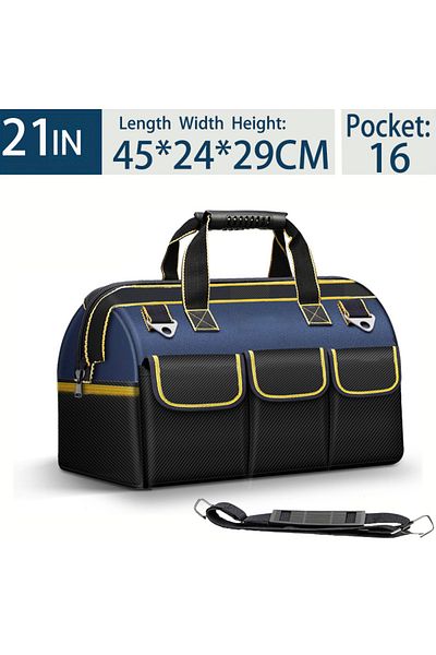Choice 21in Classic Multifunctional 13-23inch Tool Bag Thicken Big Capacity Waterproofed Wear-resistant Too