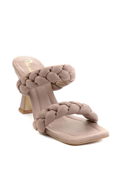 Bambi Vizon Kadın Terlik K04639060009