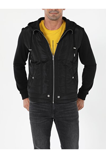 Colin's Slim Fit Erkek Siyah Mont