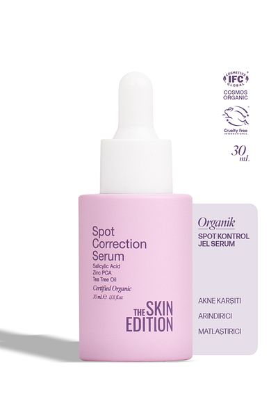 The Skin Edition Organic Certified Anti-Acne Spot Serum 30 ml |   Salicylic Acid, Tea Tree Oil