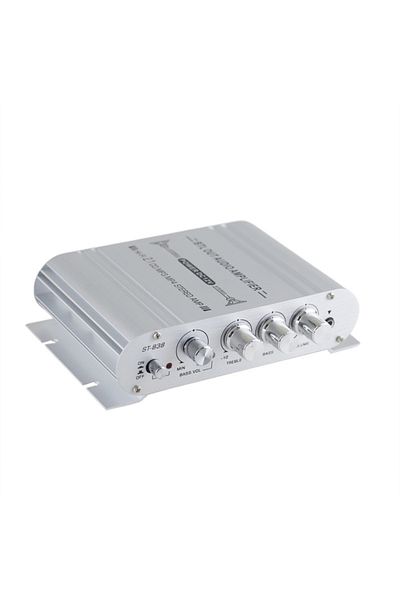 Choice White St838 Sound Amplifier 2.1ch Power Amplifiers For Home Car Meeting Theater Amp 20wx2 40w Class