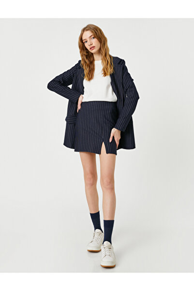 Koton Mini Skirt Slim Fit Side Slit