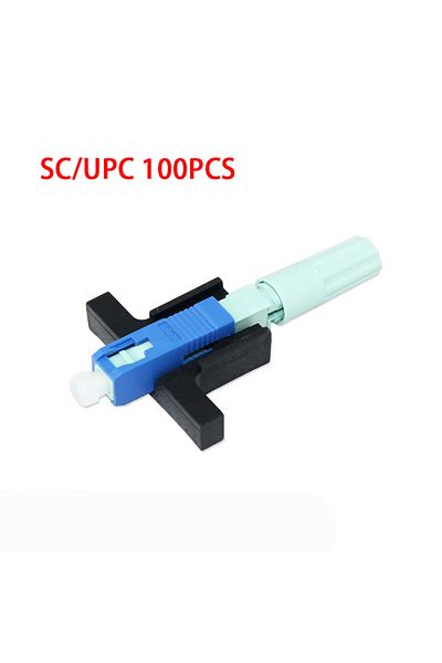Choice Upc 100pcs Ftth Sc Upc Optical Fibe Quick Connector Sc Ftth Fiber Optic Fast Connector Embedded High