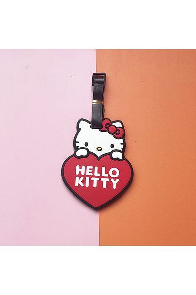 JOY TOP 1 Kawaii Hello Kitty Luggage Label Anime Sanrio Kuromi Melody Luggage Tag Suitcase Id Address Holde.