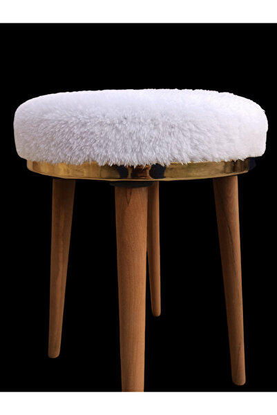 T.ipekli Puf berjer yuvarlak puf kedi yatağı koltuk çay seti makyaj masası sandalye çocuk pufu