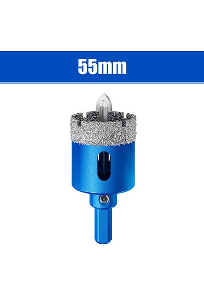 Choice 55 1pcs 18-110mm Diamond Coated Drill Bits Set Ceramic Tile Hole Saw With Position Drill For Glass M