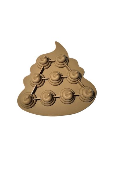 DUTRIEUX Coffee Funny Spoof Silicone Ice Cube Chocolate Confectionery Tray Mold Whiskey Silicone Ice Tray Spo