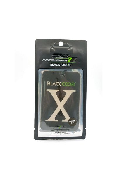 Black Odor X Air Freshener Bo-07 Gold Scent – Long Lasting Hanging Aroma For Car & Room