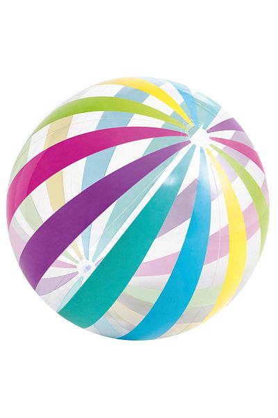 Choice Striped Ball 1pc Transparent Colorful Stripe Inflatable Beach Balls Pvc Pool Toy For Birthday Party