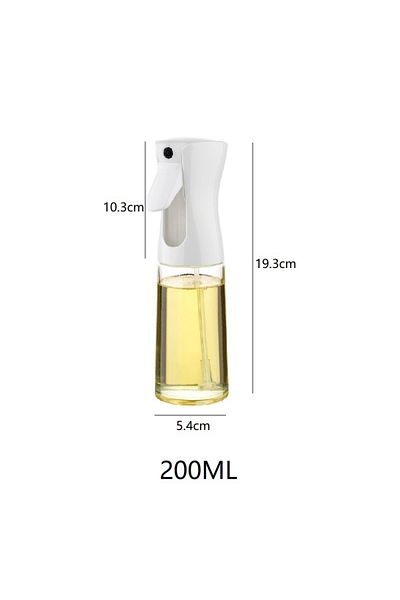 Choice 1pc White 200ml 1pc 200ml/300ml Oil Spray Bottle Kitchen Cooking Olive Oil Dispenser Camping Bbq Bak