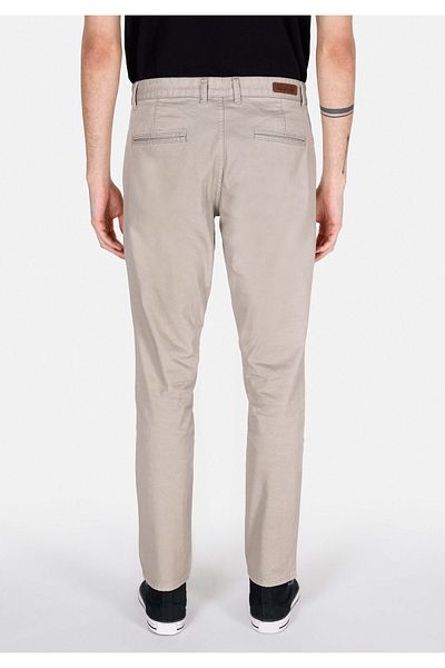 Colin's Pantaloni slim pentru bărbați, bej, cu talie medie, cu picioare drepte