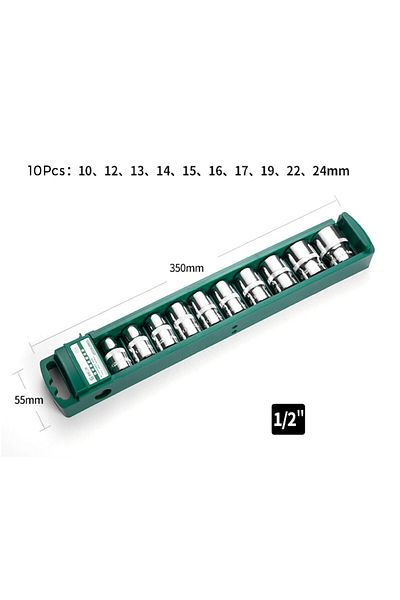 Choice Dark Purple Hex Socket Wrench Head Set For Ratchet 1/4 3/8 1/2 Short Long Socket Deep Nut Driver Sle