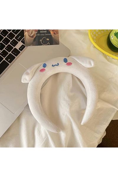 JOY TOP B Sanrio Hairband Cartoon Kuromi My Melody Headband Pom Pom Purin Cinnamoroll Hair Accessories Plus.