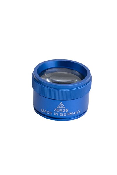 Choice عدسة مكبرة بصرية زرقاء 30x36، محمولة، مناسبة للمجوهرات والعملات المعدن...