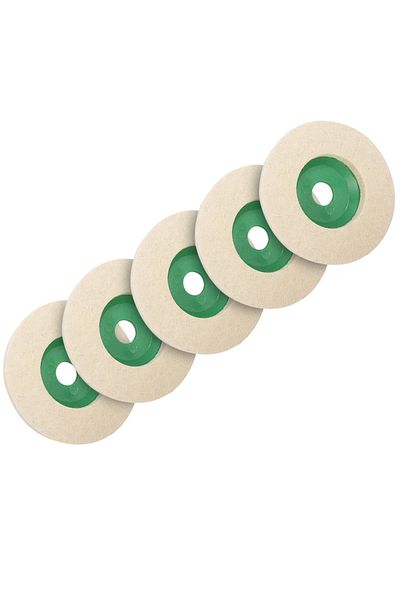 Choice 100x16mm 5pcs 1-10pcs100mm Polishing Wool Wheel Grinding Disc 4" Industrial Wool Felt Wheel Metal Ru