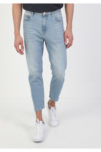 Colin's Pantaloni de jeans pentru bărbați, albastru marin, cu picioare scurte