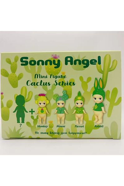 Choice Chinese Version Complete Set Of 5 New Sonny Angel Mini Figuhe Cactus Series Mysterious Surprise Blin