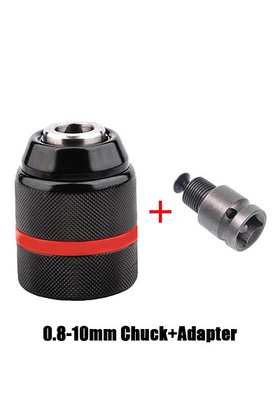 Choice Chuck Square Adapter 0.8-10mm Threaded Keyless Metal Drill Chuck, Hex Shank/sds/square Quick Grip Ad