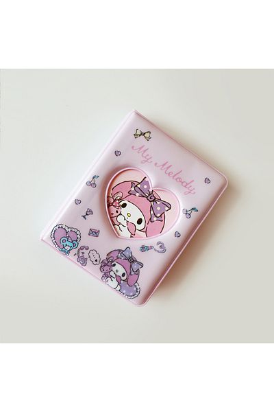 SANRIO 5 Hello Kitty Kawaii Photo Album Anime Kuromi Card Book Mini Truck Card Binder Anime Ornamen.