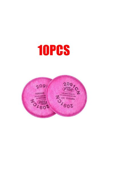 Choice 2091-10 قطع (5 أزواج) ملحق قناع الغبار لصناعة رذاذ الطلاء للنجار 2091/2097 مرشح الجسيمات