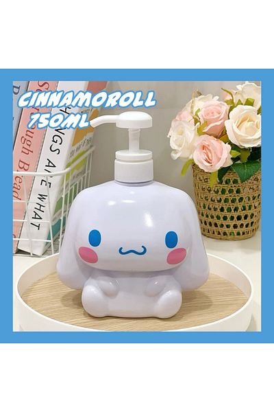JOY TOP Cinnamoroll Anime Sanrio Filling Bottles Cute Hello Kitty Cinnamoroll Kuromi Shampoo Bottle Dispense