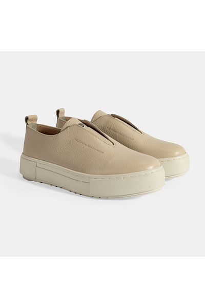 Desa Women's Beige Casual Leather Shoes