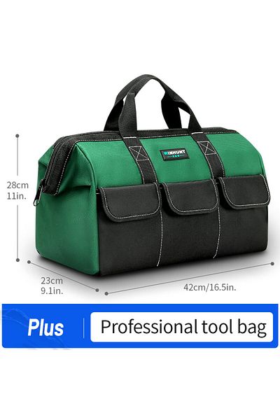 Choice Xl Winhunt Large Capacity Wear-resistant Tool Bag: Keep Your Tools Organized And Portable!