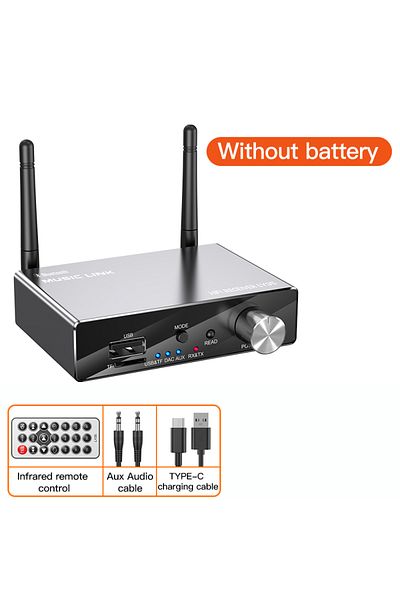 Vikefon Bluetooth V5.0 C Bluetooth Transmitter Receiver Bt5.3 Stereo Low Latency Aux 3.5mm Optical Wireless