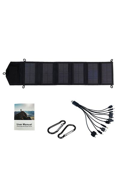 Choice 6-fold Solar Panel Foldable Solar Panel 5v Usb Outdoor Multifunctional Portable Solar Charging Panel