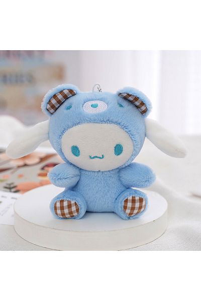 Miniso Cinnamoroll Sanrio Kawaii Plush Keychain Doll Hello Kitty My Melody Kuromi Cinnamoroll Cartoon Anima