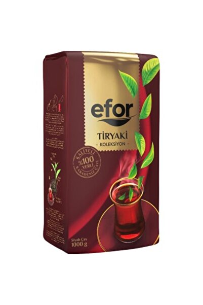 EFOR ÇAY Efor Tiryaki Siyah Dökme Çay 1 Kg