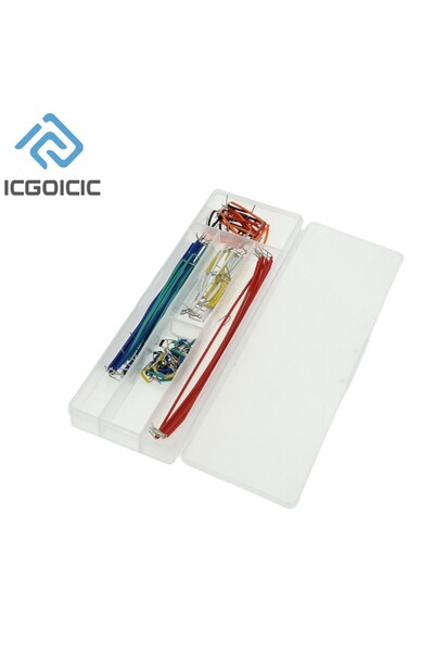 ICGOICIC 140pcs 65/140/560/840 Boxed Jumpers 14 Kinds Of Length Breadboard Sp...