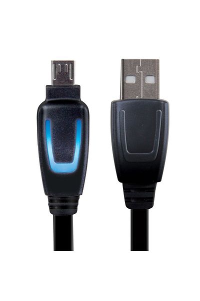 Generic كابل شحن Dreamgear PS4 LED - سلك USB لوحدة تحكم Dualshock 4 مع مؤشر حالة الشحن